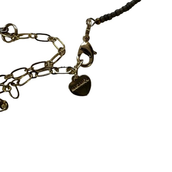 NAKAMOL Handcrafted Choker Necklace Beaded Crystals & Stones Adjustable - Picture 5 of 12